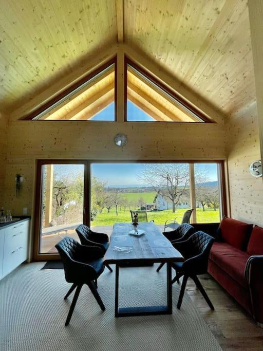 Zweistoeckiges Natur-Holzhaus Mit Berg- & Seesicht Horgenzell Buitenkant foto